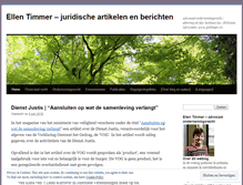 Tablet Screenshot of ellentimmer.wordpress.com