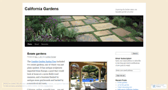 Desktop Screenshot of californiagardens.wordpress.com