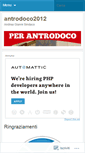 Mobile Screenshot of antrodoco2012.wordpress.com