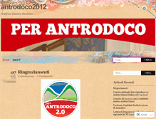 Tablet Screenshot of antrodoco2012.wordpress.com