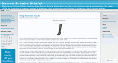 Desktop Screenshot of billigdamenschuhe.wordpress.com