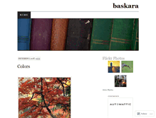 Tablet Screenshot of baskara.wordpress.com