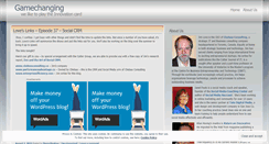 Desktop Screenshot of gamechanging.wordpress.com