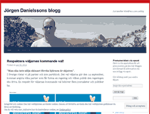 Tablet Screenshot of jorgendanielsson.wordpress.com