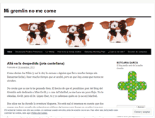 Tablet Screenshot of migremlinnomecome.wordpress.com