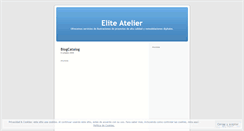 Desktop Screenshot of eliteatelier.wordpress.com