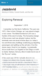 Mobile Screenshot of jazzdavid.wordpress.com