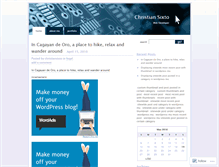 Tablet Screenshot of christiansixto.wordpress.com