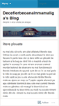 Mobile Screenshot of decefierbeoanainmamaliga.wordpress.com