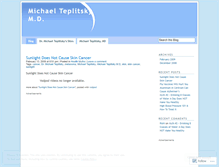 Tablet Screenshot of michaelteplitsky.wordpress.com