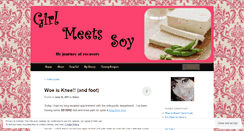 Desktop Screenshot of girlmeetssoy.wordpress.com