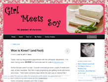 Tablet Screenshot of girlmeetssoy.wordpress.com