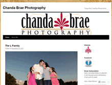 Tablet Screenshot of chandabraephotography.wordpress.com
