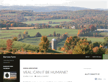 Tablet Screenshot of barrowsfarm.wordpress.com