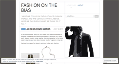 Desktop Screenshot of fashiononthebias.wordpress.com