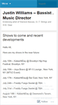 Mobile Screenshot of justinwilliamsbass.wordpress.com