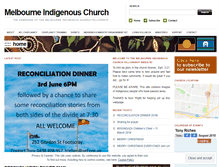 Tablet Screenshot of melbindigenouschurch.wordpress.com