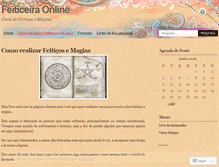 Tablet Screenshot of feiticeiraonline.wordpress.com