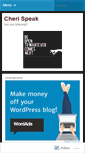 Mobile Screenshot of cherispeak.wordpress.com