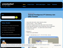 Tablet Screenshot of prasetyahari.wordpress.com