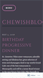 Mobile Screenshot of chewishblog.wordpress.com