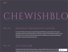 Tablet Screenshot of chewishblog.wordpress.com