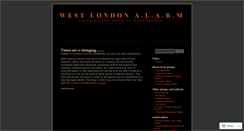 Desktop Screenshot of alarmwestlondon.wordpress.com