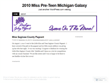 Tablet Screenshot of misspreteenmigalaxy10.wordpress.com