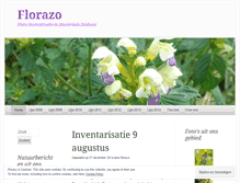 Tablet Screenshot of florazo.wordpress.com