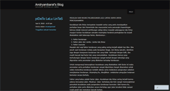 Desktop Screenshot of andryanibarat.wordpress.com