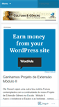 Mobile Screenshot of culturaegenero.wordpress.com