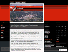 Tablet Screenshot of loupcitybiznews.wordpress.com