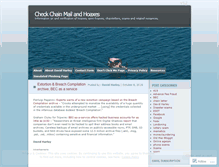 Tablet Screenshot of chainmailcheck.wordpress.com