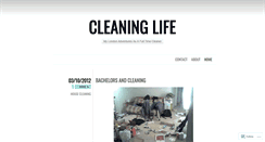 Desktop Screenshot of cleaninglife.wordpress.com