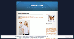 Desktop Screenshot of divorceformsand.wordpress.com