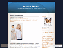 Tablet Screenshot of divorceformsand.wordpress.com