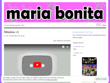 Tablet Screenshot of mariabonitabiju.wordpress.com