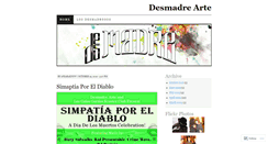 Desktop Screenshot of desmadrearte.wordpress.com