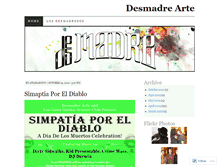 Tablet Screenshot of desmadrearte.wordpress.com