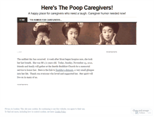 Tablet Screenshot of caregiverheresthepoop.wordpress.com