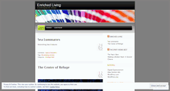 Desktop Screenshot of enrichedliving.wordpress.com