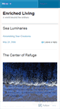 Mobile Screenshot of enrichedliving.wordpress.com