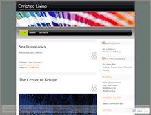 Tablet Screenshot of enrichedliving.wordpress.com