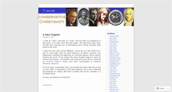 Desktop Screenshot of conservativechristianity.wordpress.com