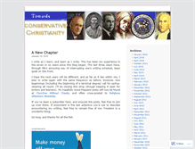Tablet Screenshot of conservativechristianity.wordpress.com