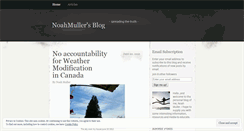 Desktop Screenshot of noahmuller.wordpress.com