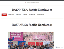 Tablet Screenshot of bayanusapnw.wordpress.com