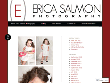 Tablet Screenshot of ericasalmonphotography.wordpress.com