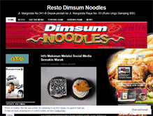 Tablet Screenshot of dimsumnoodles.wordpress.com