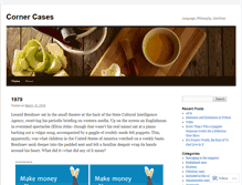 Tablet Screenshot of cornercases.wordpress.com